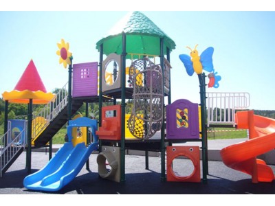 slides outdoor playground
